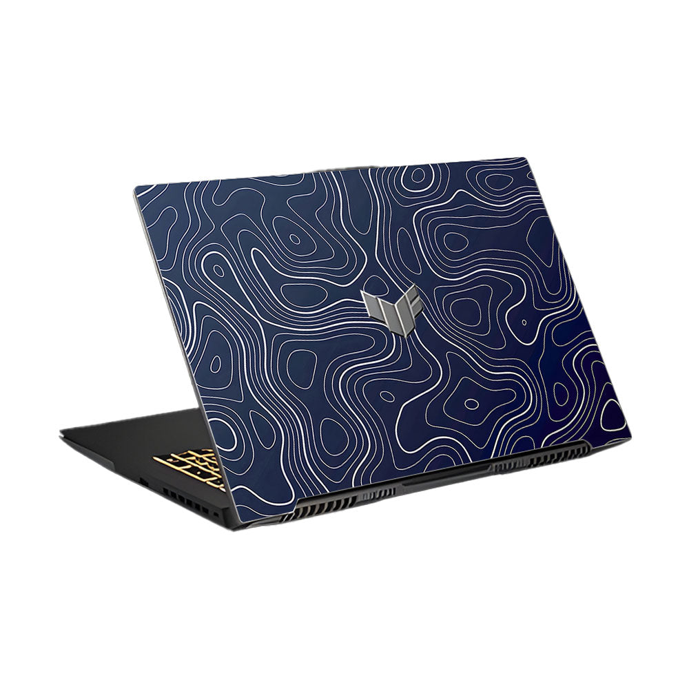Fluid Lines Design Asus TUF Gaming F17 FX707Z Laptop Skin