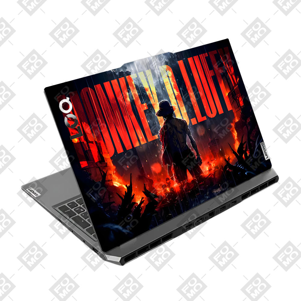 Monkey D. Luffy Blazing Red Lenovo LOQ 2024 Laptop Skin