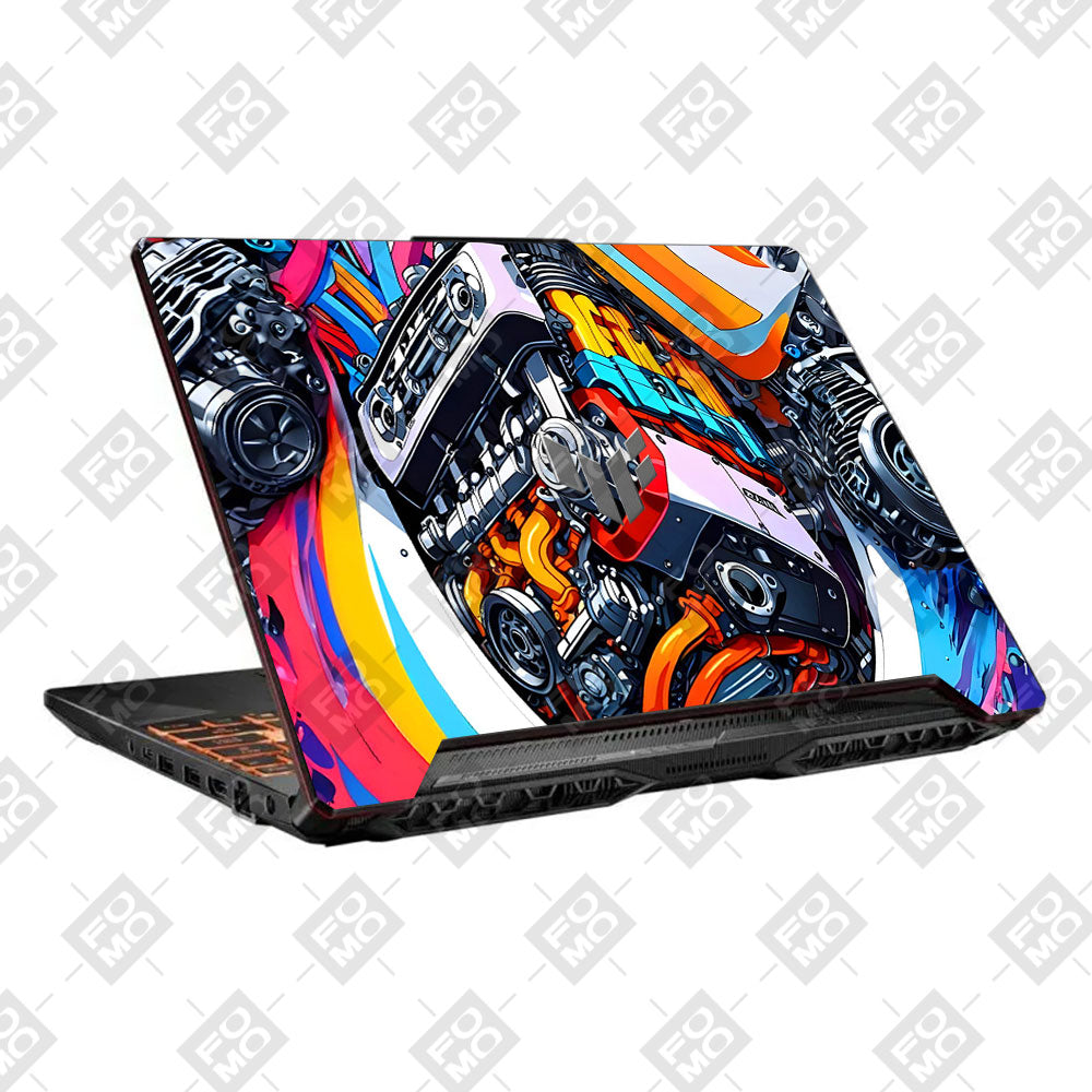 Power in Motion Asus TUF F15 FX506 & A15 FA506 Laptop Skin