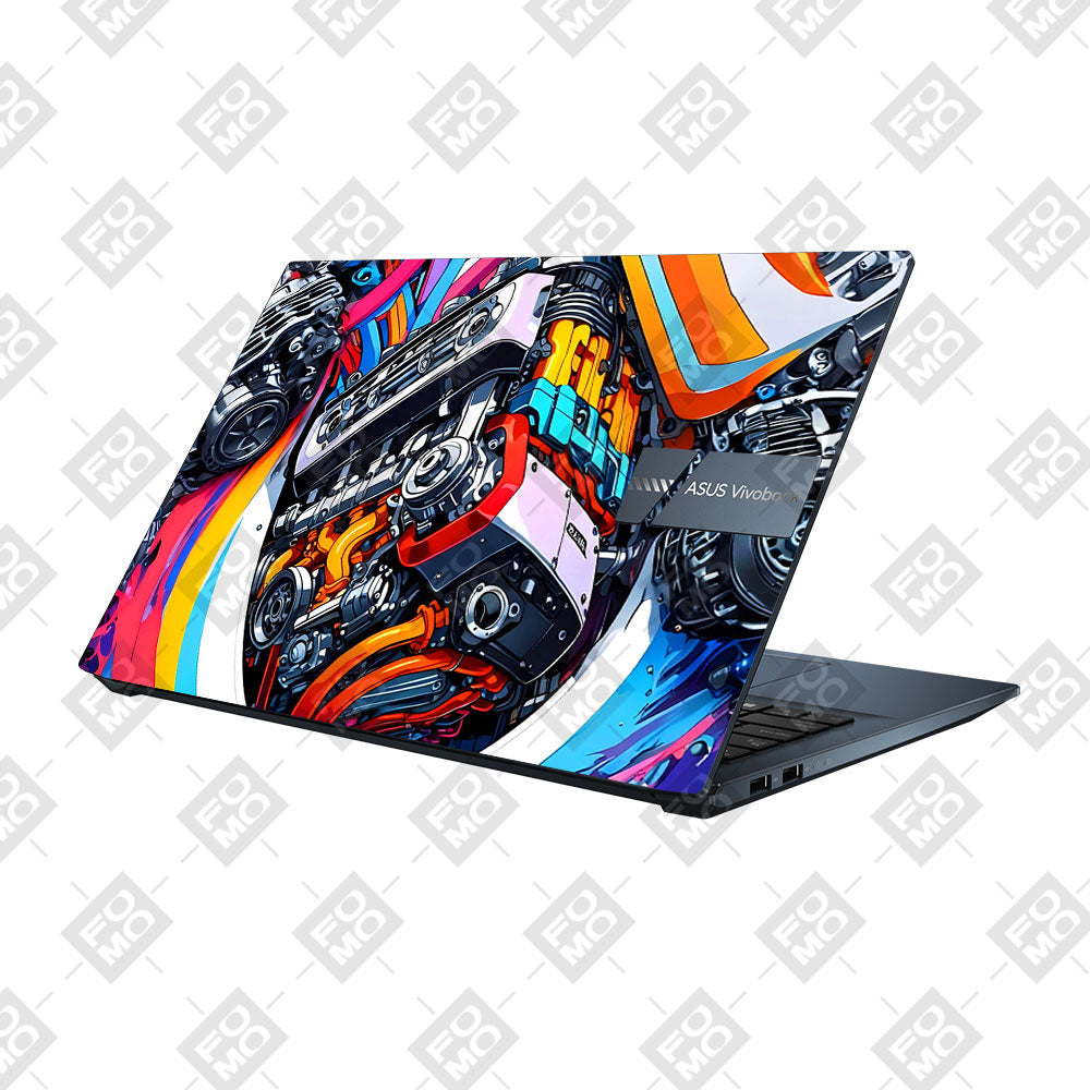 Power in Motion Asus Vivobook Pro 15 M6500QC & M6500QH Laptop Skin