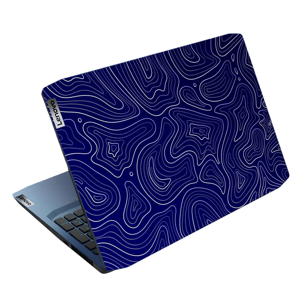 Deep Blue Contour Depths Lenovo Ideapad Gaming 3 15ARH05 and 15IMH05 Laptop Skin
