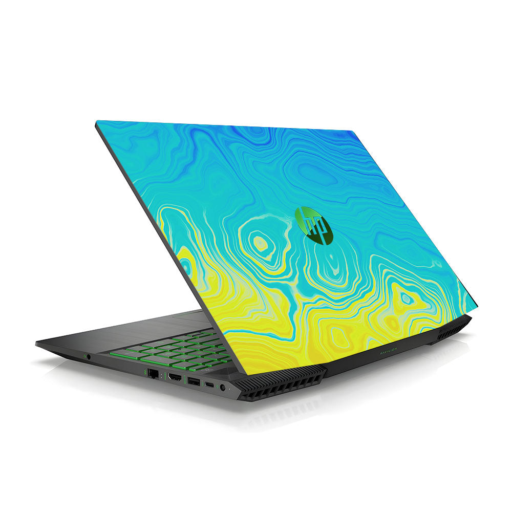 Ocean Gradient Waves HP Pavilion Gaming 15 CX Series Laptop Skin