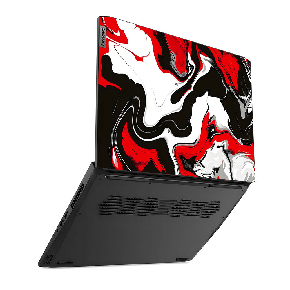 Red and White Marble Lenovo IdeaPad Gaming 3 15ACH6 and 15IHU6 Laptop Skin