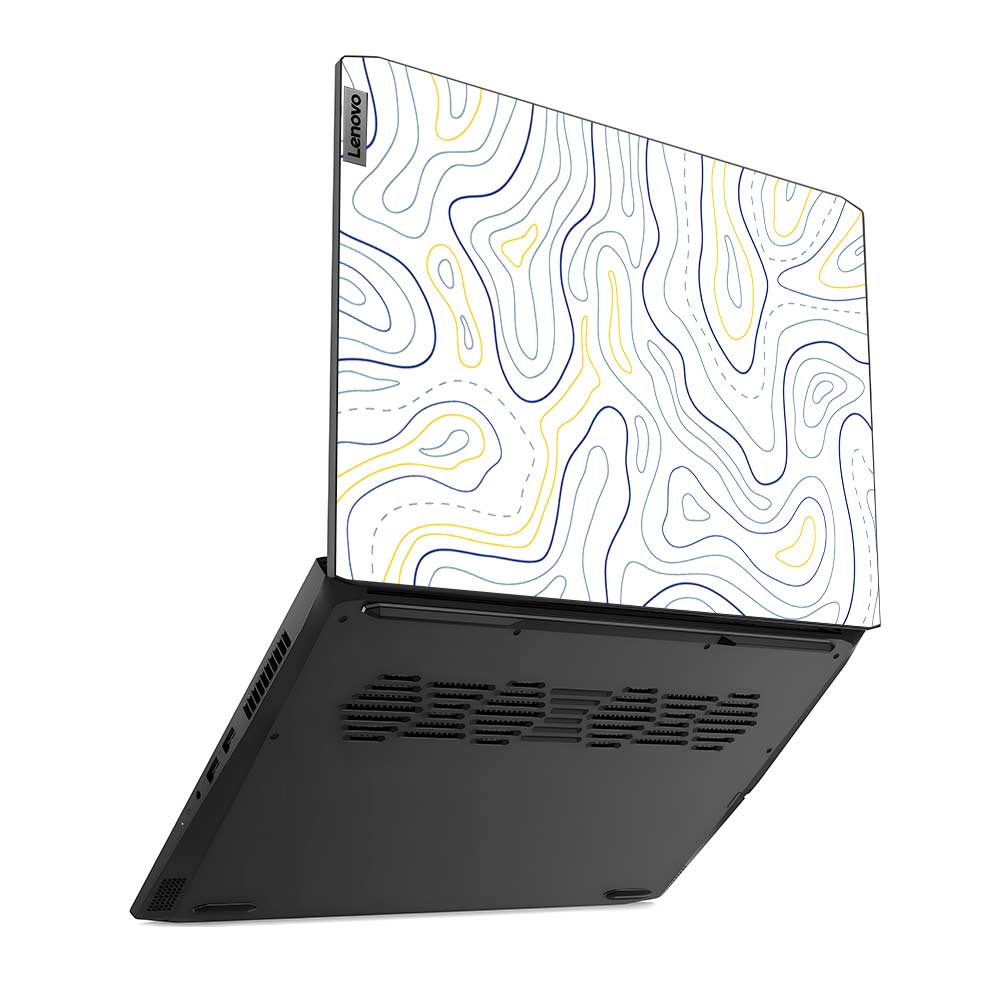Minimalist Colorful Contours Lenovo IdeaPad Gaming 3 15ACH6 and 15IHU6 Laptop Skin