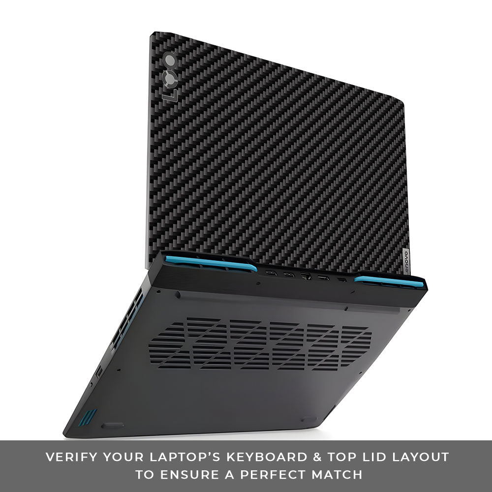 Textured Carbon Fibre Lenovo LOQ 2023 15IRH8, 15APH8 Laptop Skin