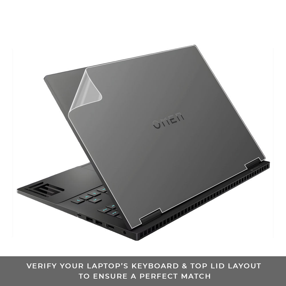 HP Omen Gaming 16 Transparent Shockproof Laptop Skin