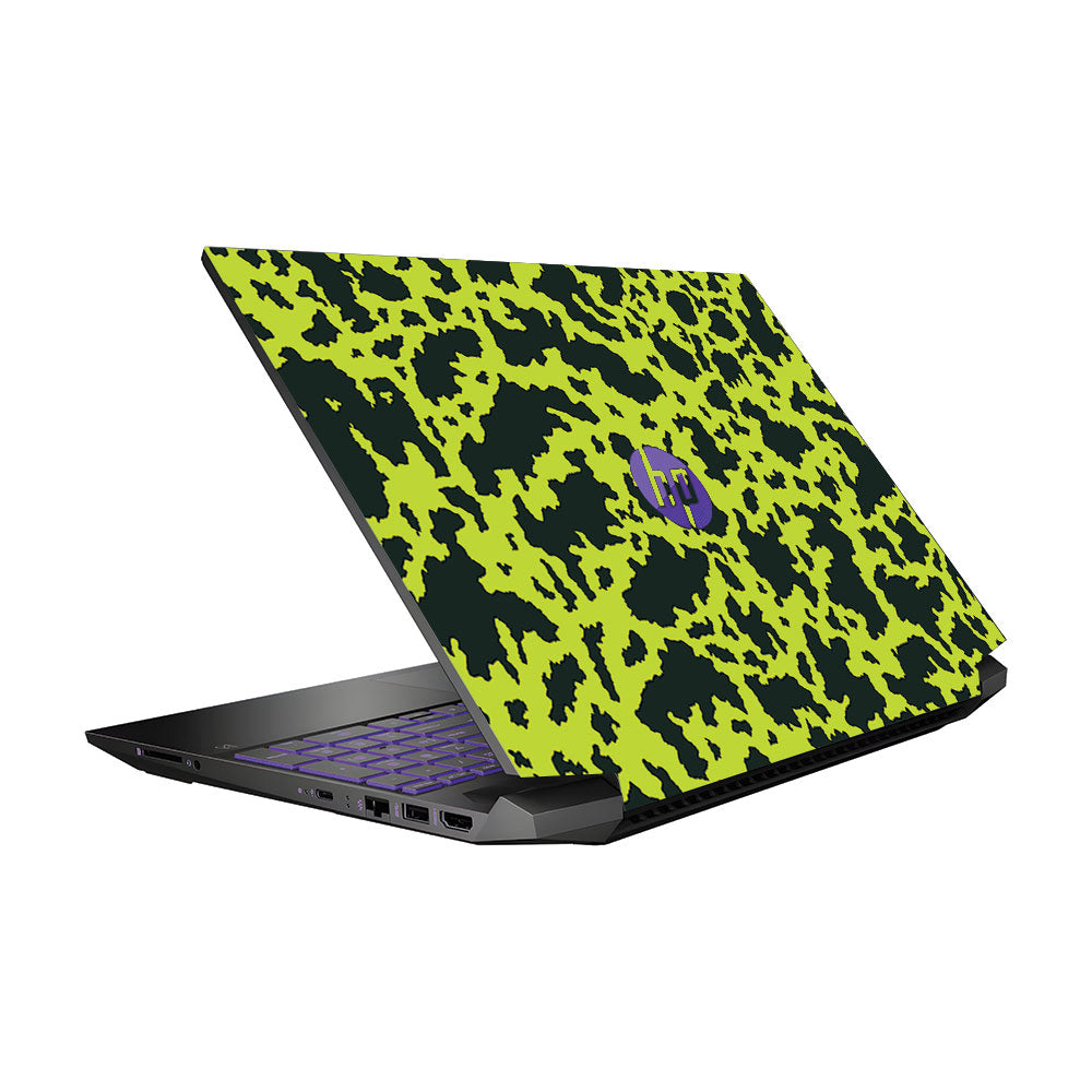 Neon Green Splatter HP Pavilion Gaming 15 EC Series Laptop Skin