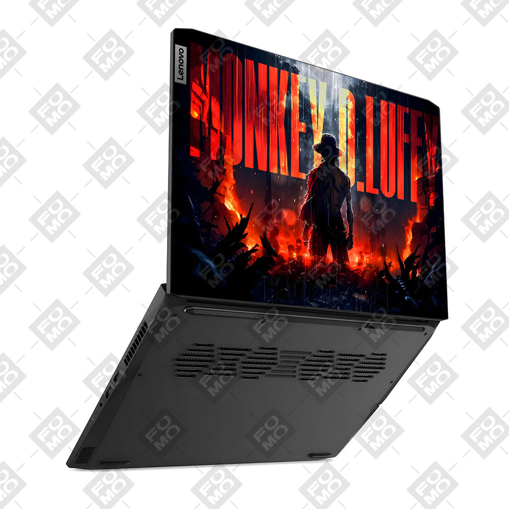 Monkey D. Luffy Blazing Red Lenovo IdeaPad Gaming 3 15ACH6 and 15IHU6 Laptop Skin