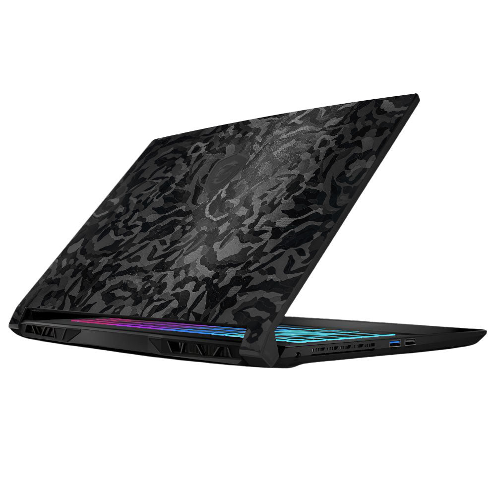 Textured Black Camouflage MSI Katana 15 B13V Laptop Skin