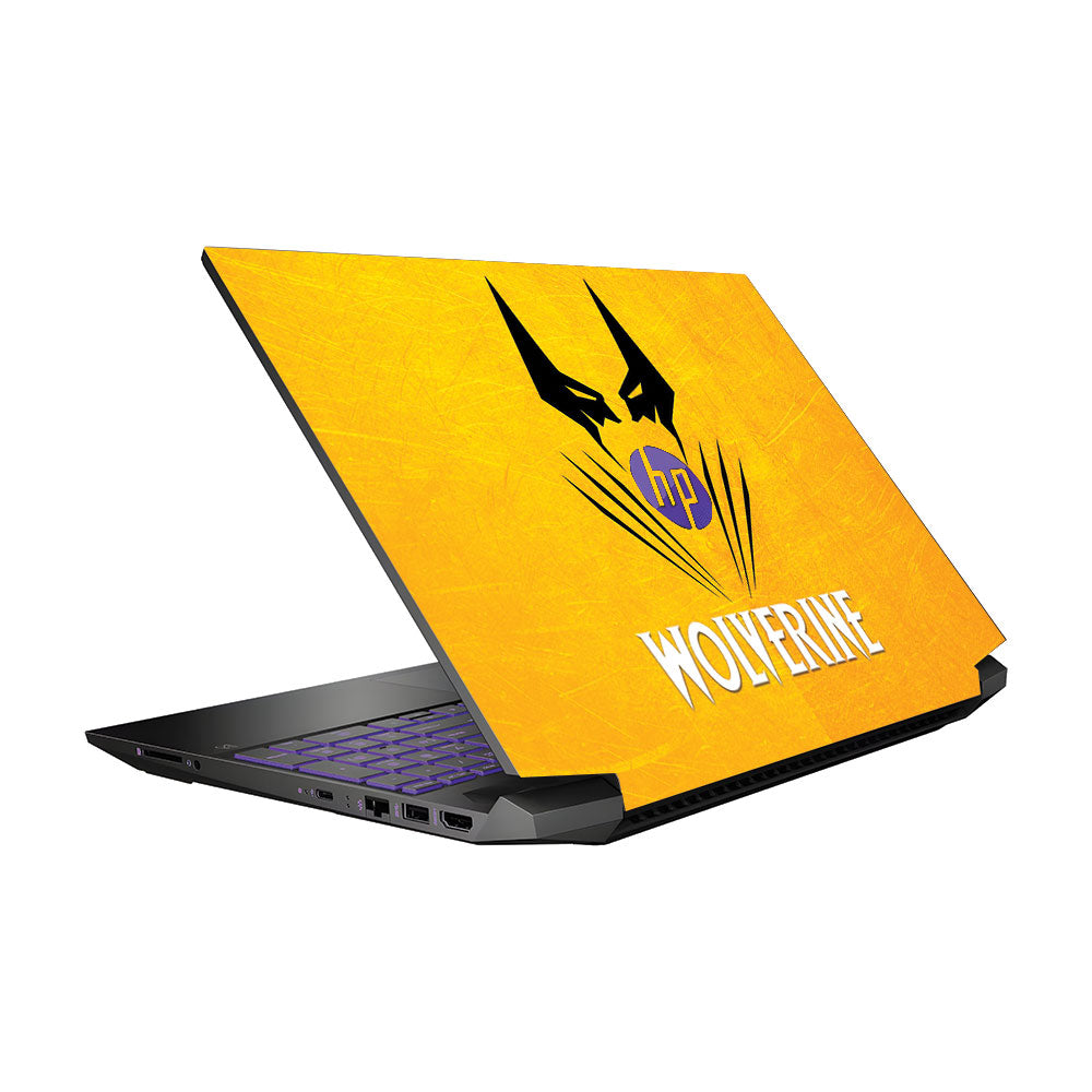 Wolverine with Yellow Background HP Pavilion Gaming 15 EC Series Laptop Skin