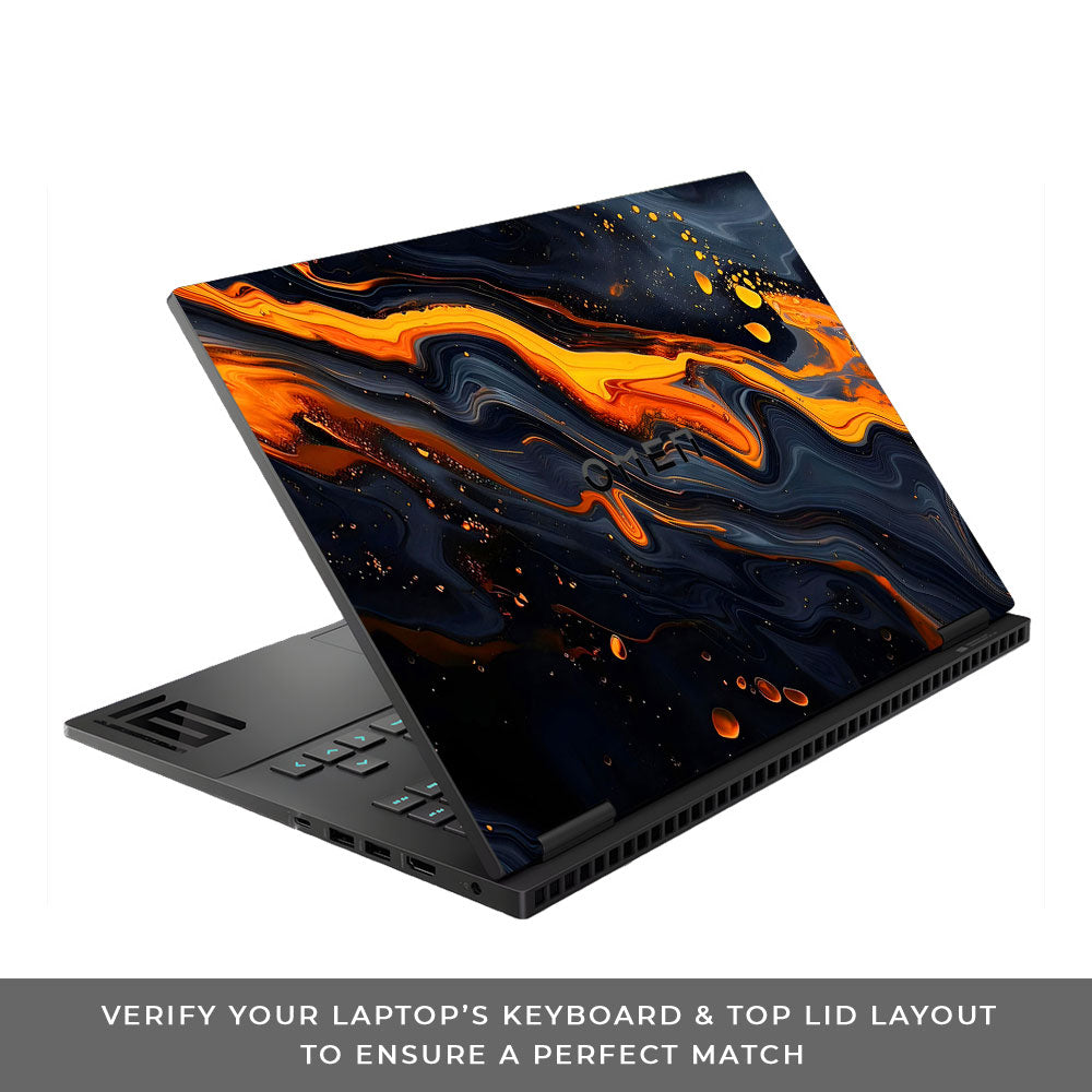 Lava Marble HP Omen Gaming 16 Laptop Skin