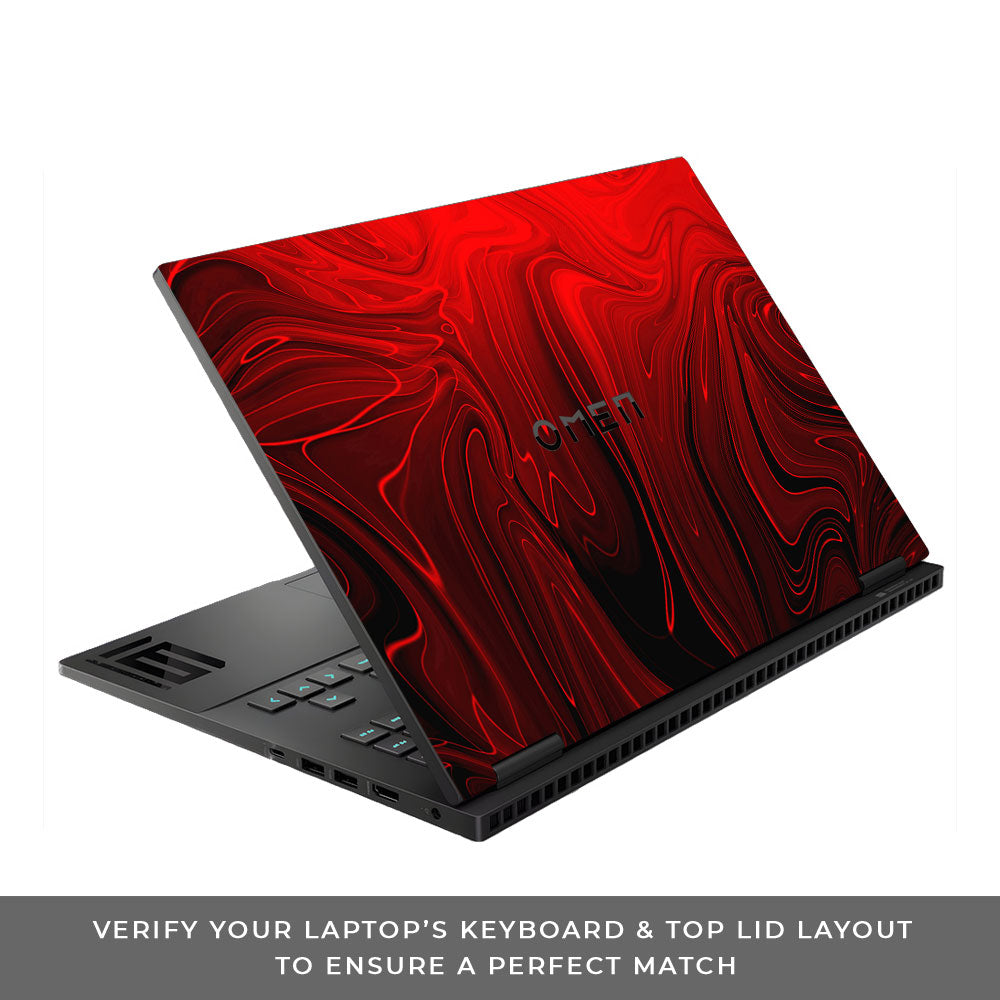 Fiery Waves HP Omen Gaming 16 Laptop Skin