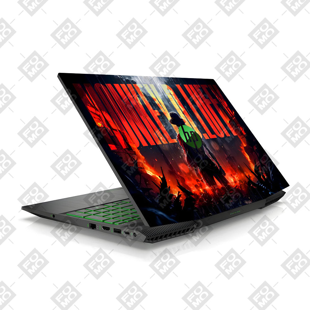 Monkey D. Luffy Blazing Red HP Pavilion Gaming 15 CX Series Laptop Skin