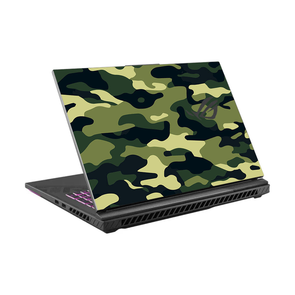 Forest Green Camo Asus ROG Strix G16 G614J Laptop Skin
