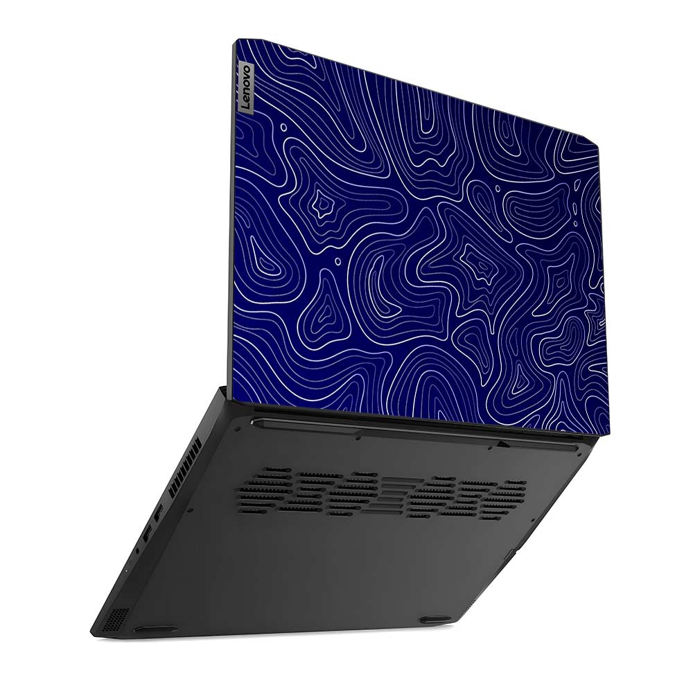 Deep Blue Contour Depths Lenovo IdeaPad Gaming 3 15ACH6 and 15IHU6 Laptop Skin