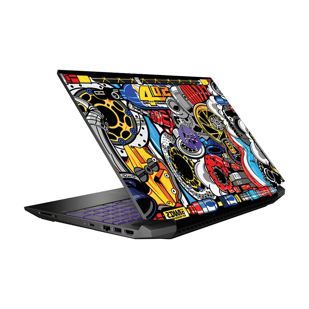 Mechanical Chaos HP Pavilion Gaming 15 EC Series Laptop Skin