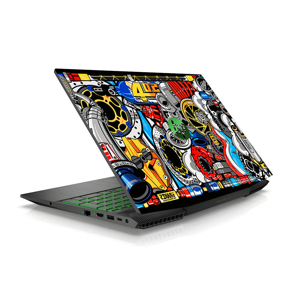 Mechanical Chaos HP Pavilion Gaming 15 CX Series Laptop Skin