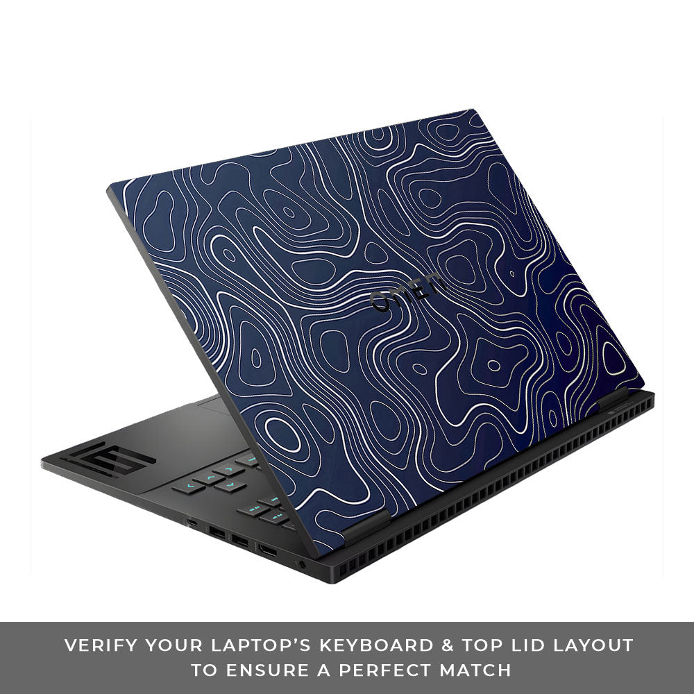 Fluid Lines Design HP Omen Gaming 16 Laptop Skin