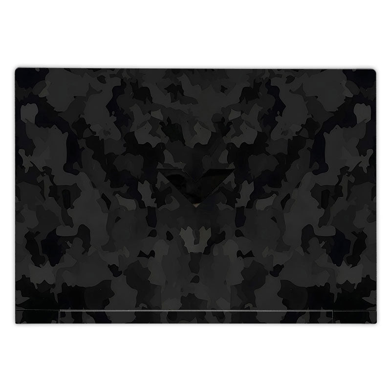 Textured Black Camouflage HP Victus Laptop Skin