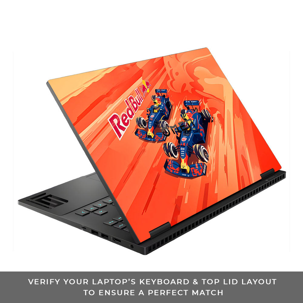 Red Bull Racing Velocity HP Omen Gaming 16 Laptop Skin