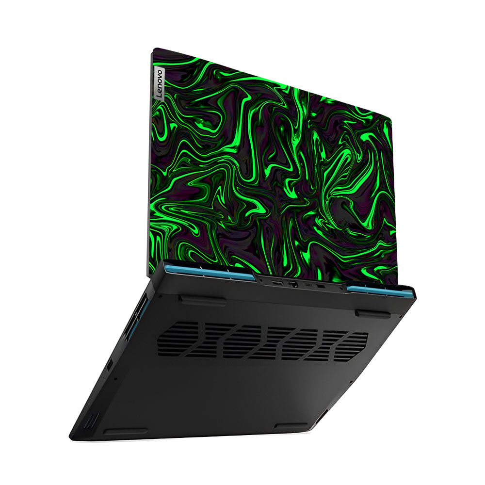 Neon Green Marble Lenovo IdeaPad Gaming 3 15ARH7 and 15IAH7 Laptop Skin