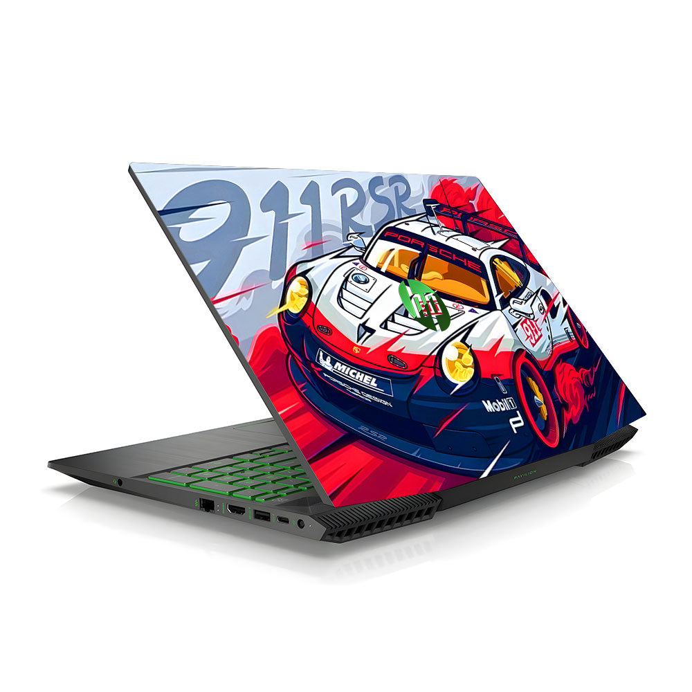 Porsche 911 RSR HP Pavilion Gaming 15 CX Series Laptop Skin