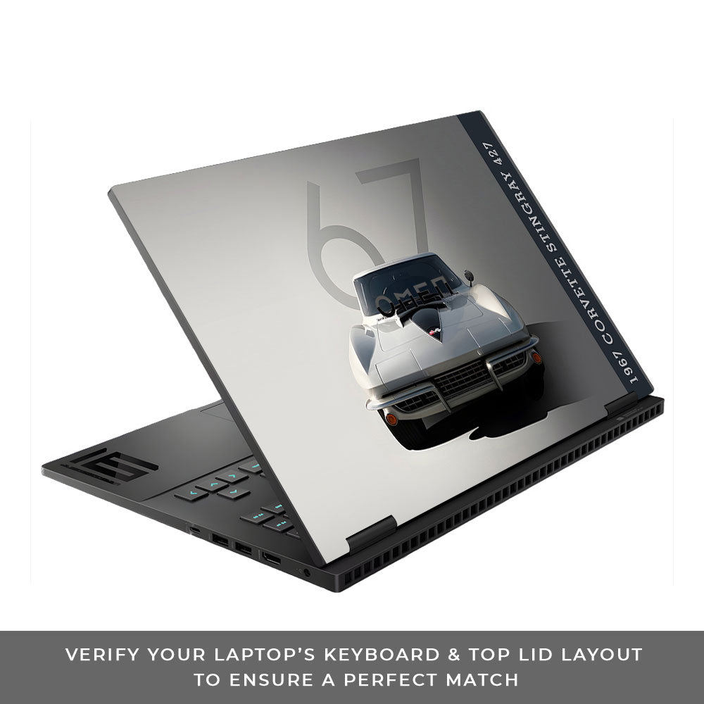 1967 Corvette Stingray 427 HP Omen Gaming 16 Laptop Skin