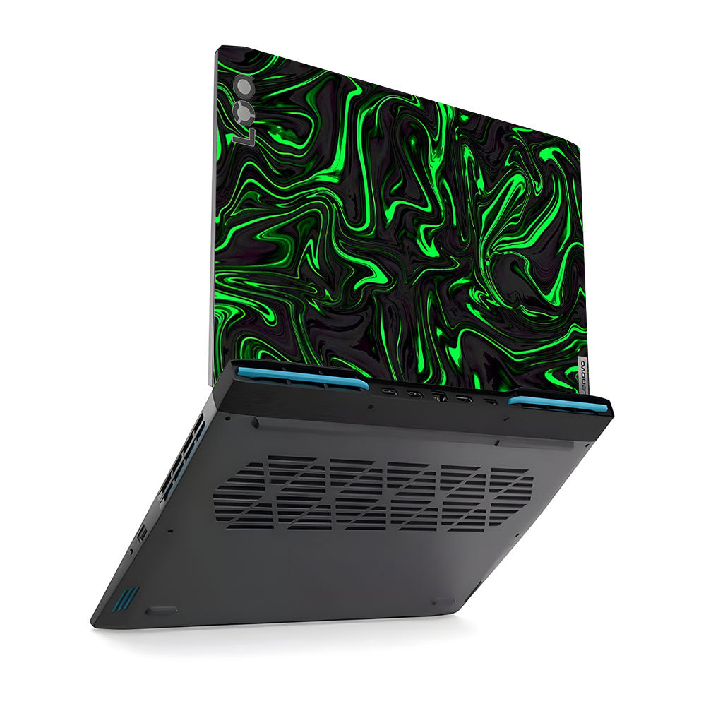 Neon Green Marble Lenovo LOQ 2023 15IRH8, 15APH8 Laptop Skin