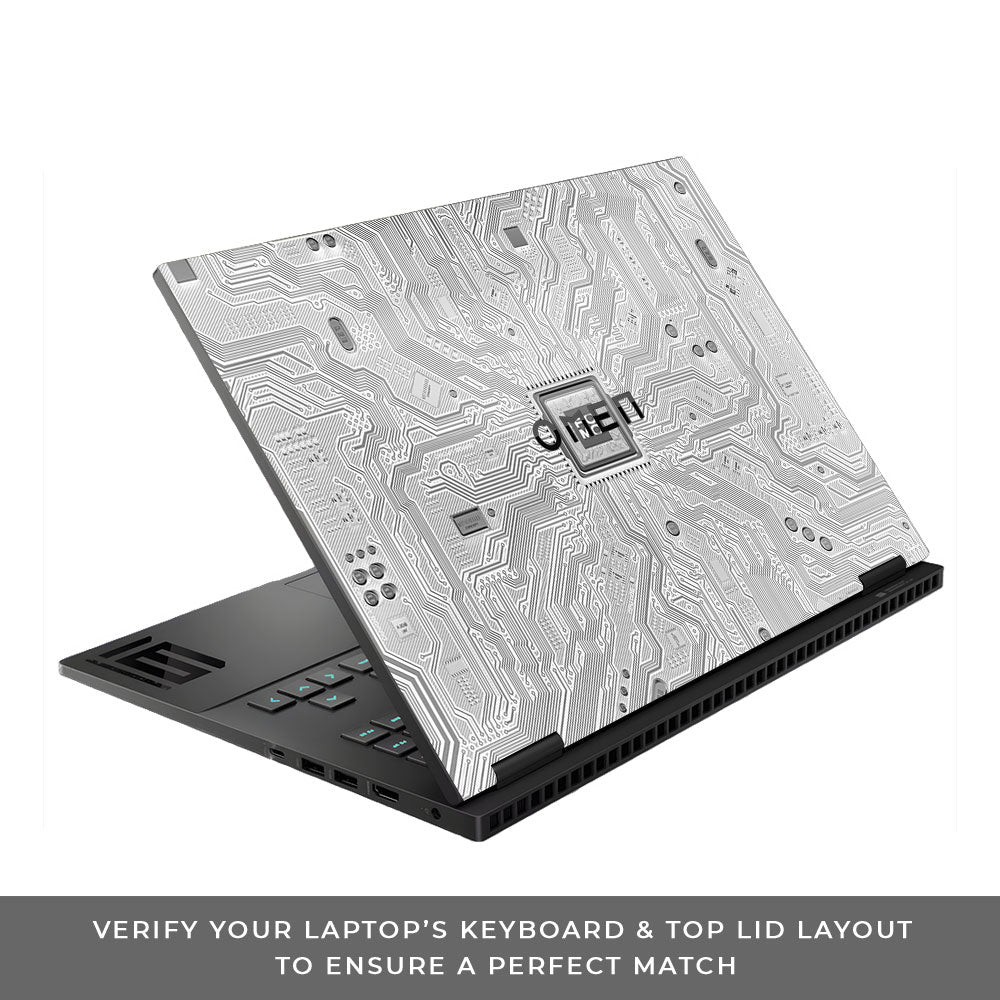 FOMO Circuit Light Mode HP Omen Gaming 16 Laptop Skin