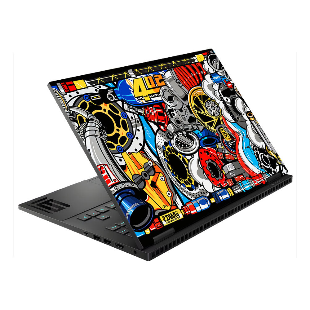 Mechanical Chaos HP Omen Gaming 16 Laptop Skin