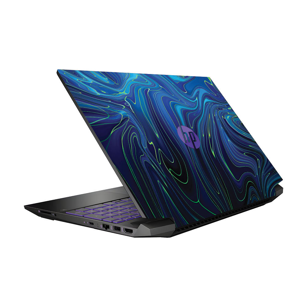 Cobalt Liquid Design HP Pavilion Gaming 15 EC Series Laptop Skin