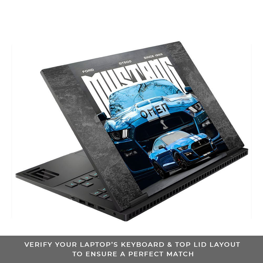 Ford Mustang GT500 HP Omen Gaming 16 Laptop Skin
