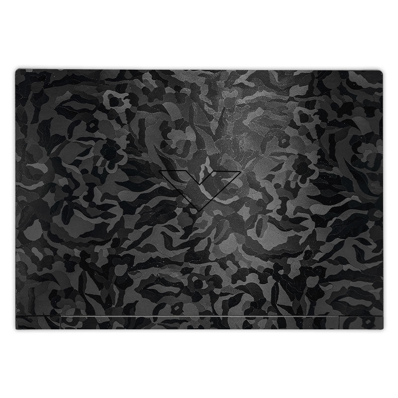 Textured Black Camouflage HP Victus Laptop Skin
