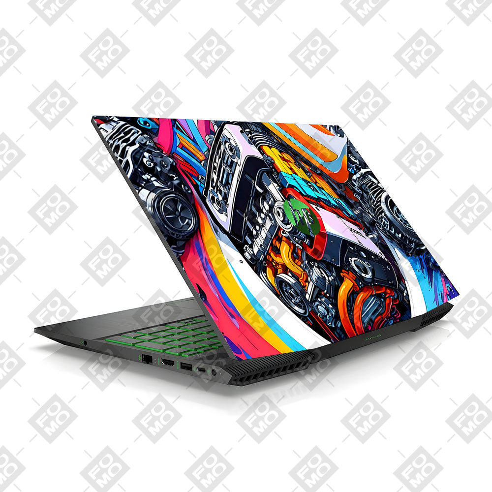 Power in Motion HP Pavilion Gaming 15 CX Series Laptop Skin
