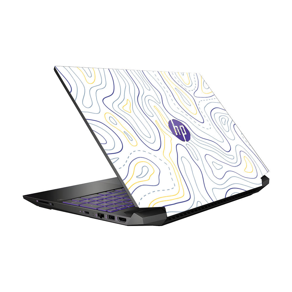 Minimalist Colorful Contours HP Pavilion Gaming 15 EC Series Laptop Skin