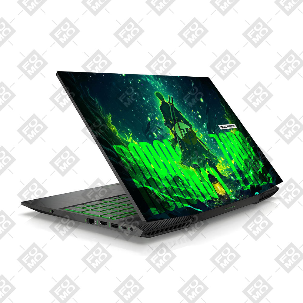 Roronoa Zoro Green Fury HP Pavilion Gaming 15 CX Series Laptop Skin