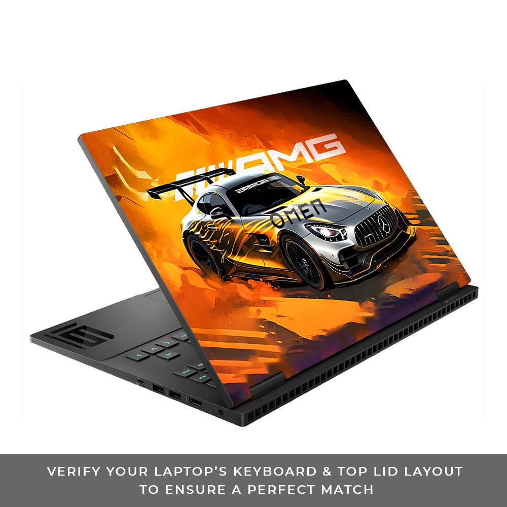 Mercedes-AMG GT HP Omen Gaming 16 Laptop Skin