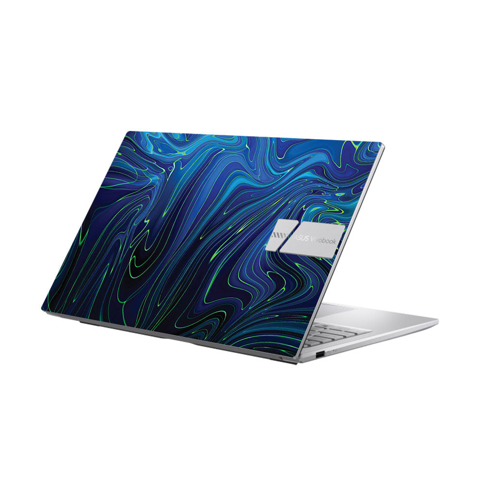 Cobalt Liquid Design Asus Vivobook 15 X1504ZA Laptop Skin