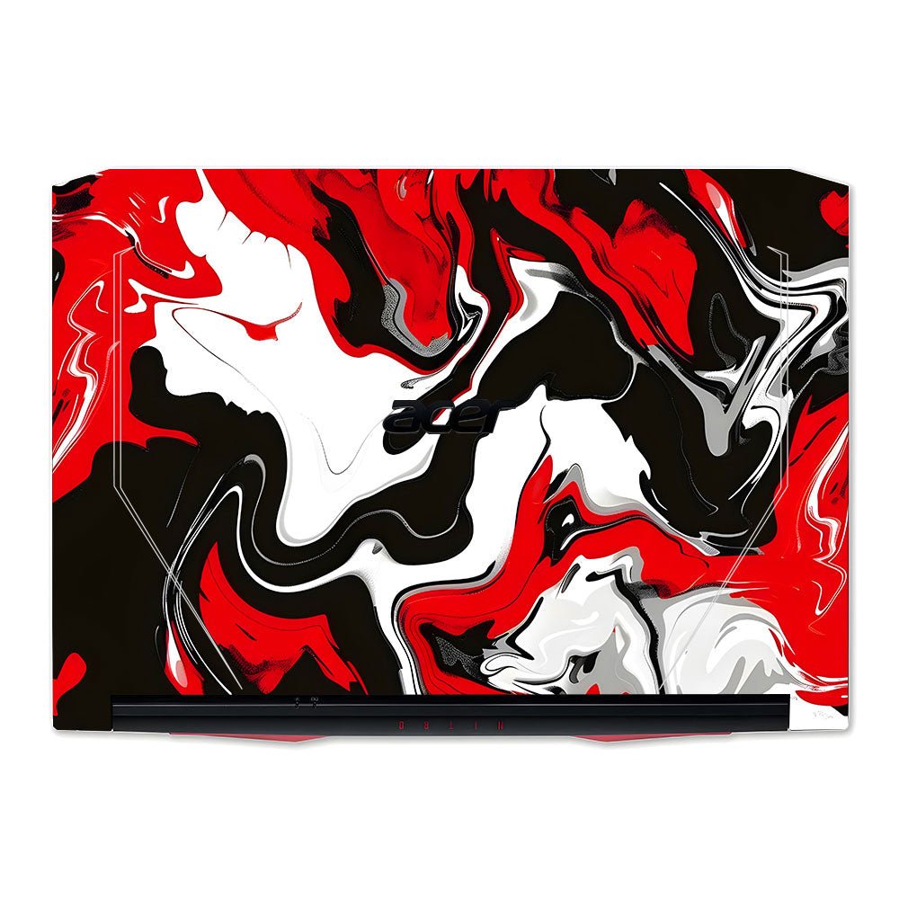 Red and White Marble Acer Nitro 5 AN515 44, 56 Laptop Skin