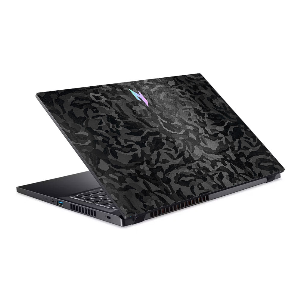 Textured Black Camouflage Acer Nitro V ANV15 51 55CA Laptop Skin
