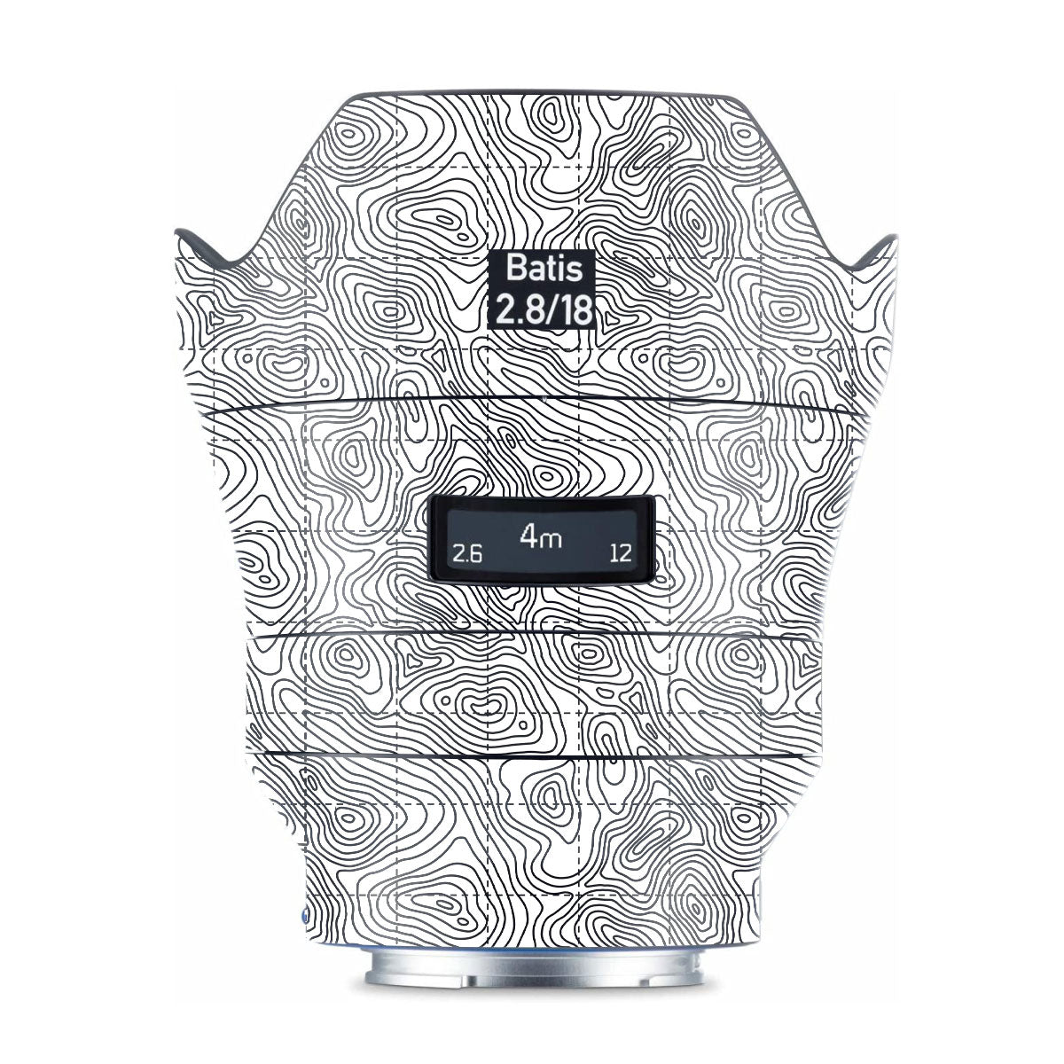 Textured Topo Flow Tamron 17-28mm F/2.8 Camera Lens Skin