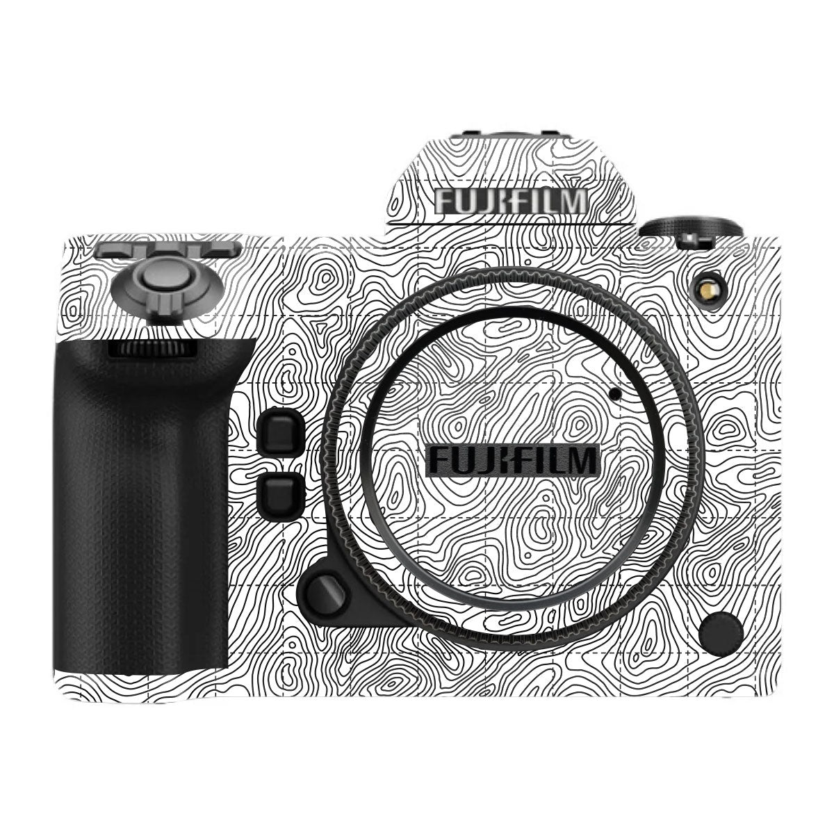 Textured Topo Flow FujiFilm GFX 100S II Camera Skin