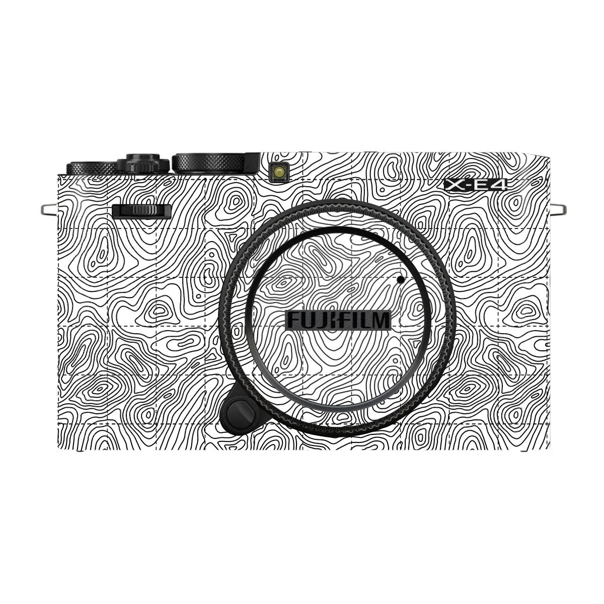 Textured Topo Flow FujiFilm X-E4 Camera Skin