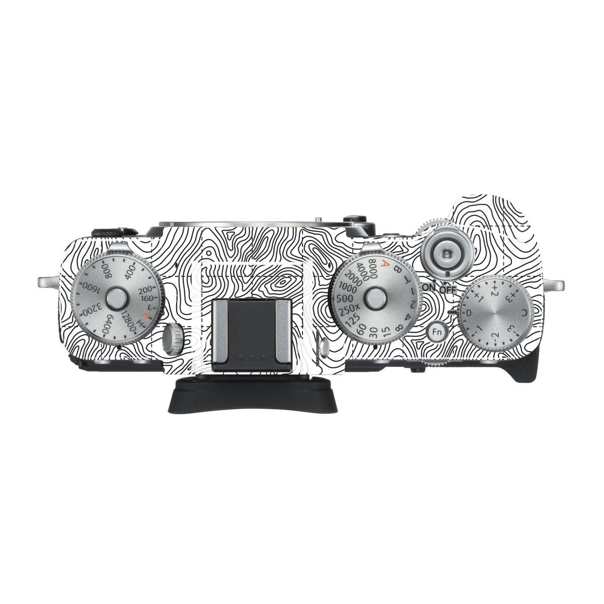 Textured Topo Flow FujiFilm X-T3 Camera Skin