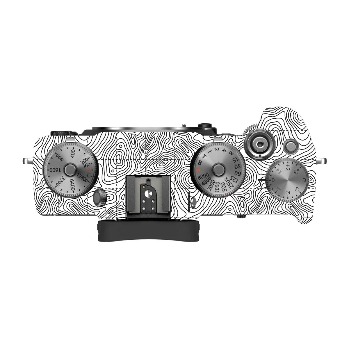 Textured Topo Flow FujiFilm X-T4 Camera Skin