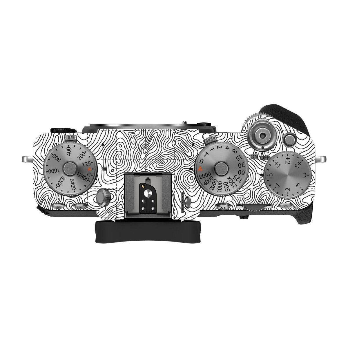 Textured Topo Flow FujiFilm X-T5 Camera Skin