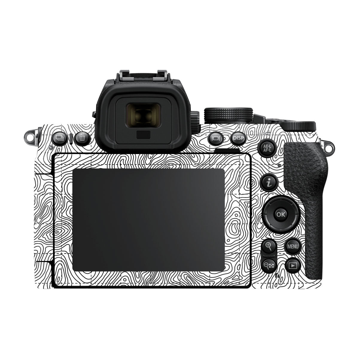 Textured Topo Flow Nikon Z50 II Camera Skin