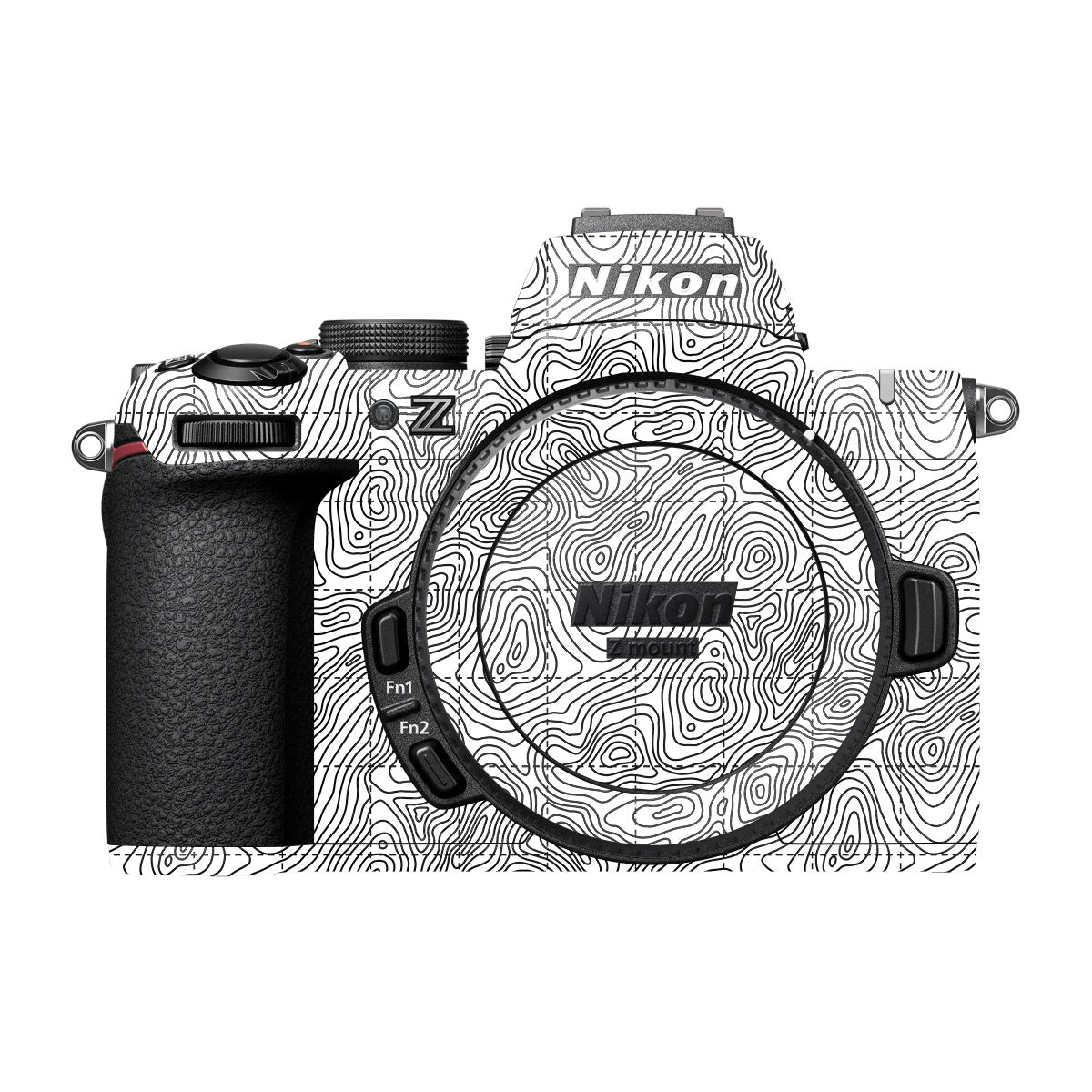 Textured Topo Flow Nikon Z50 II Camera Skin