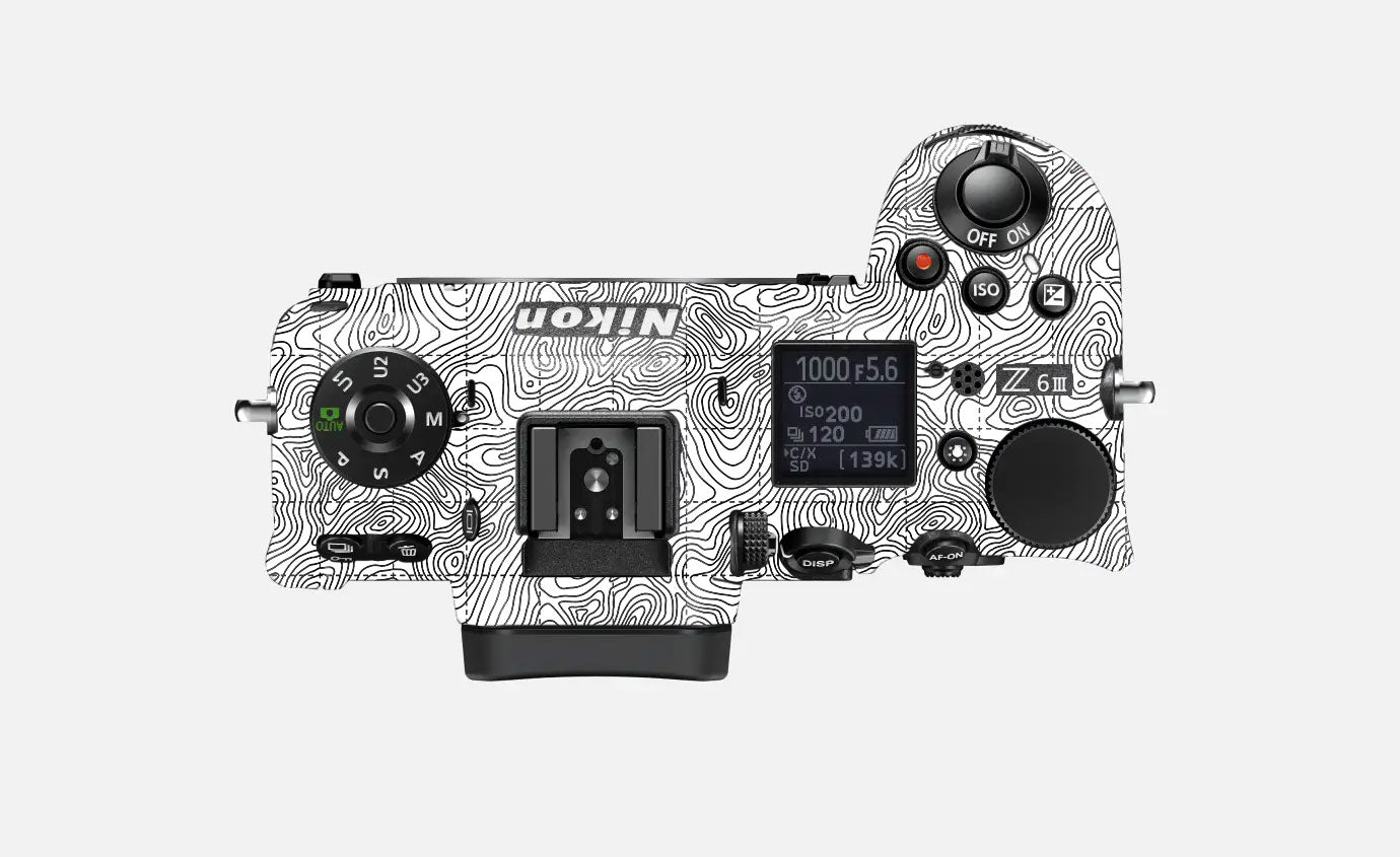 Textured Topo Flow Nikon Z6 III Camera Skin