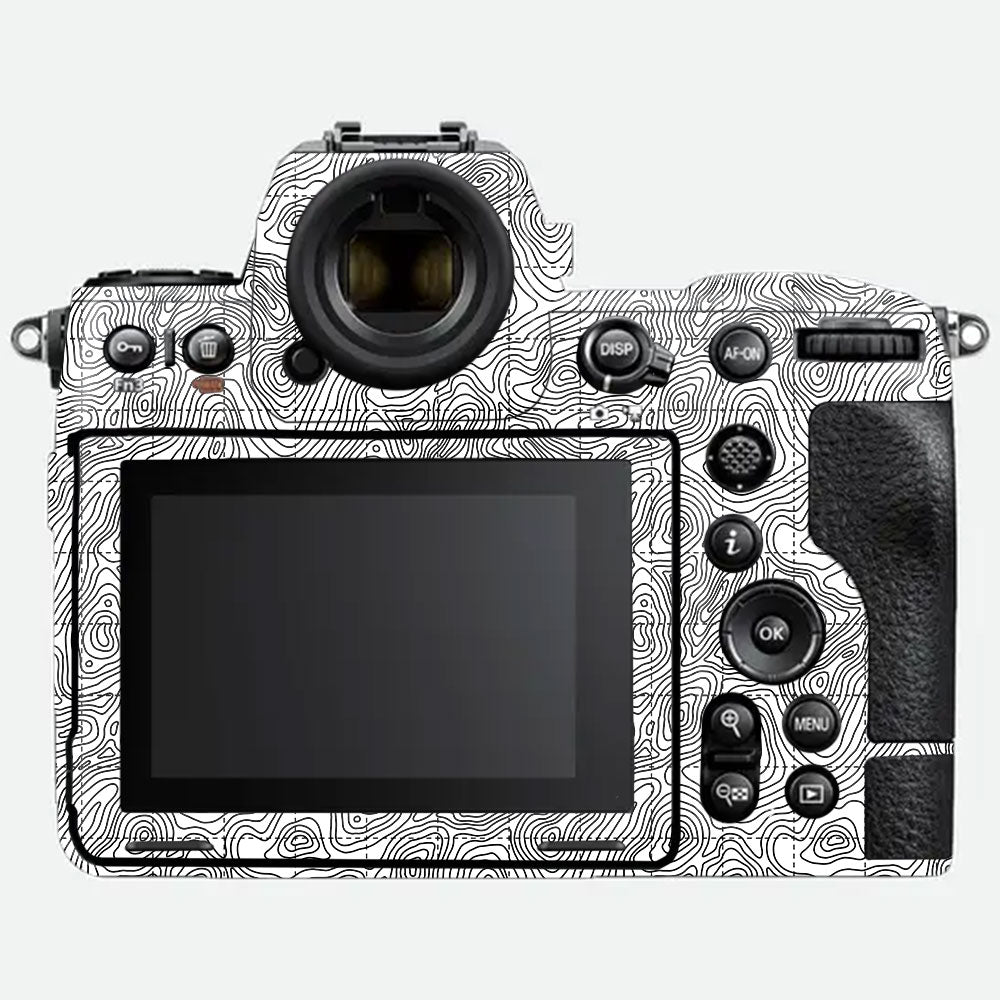 Textured Topo Flow Nikon Z8 Camera Skin